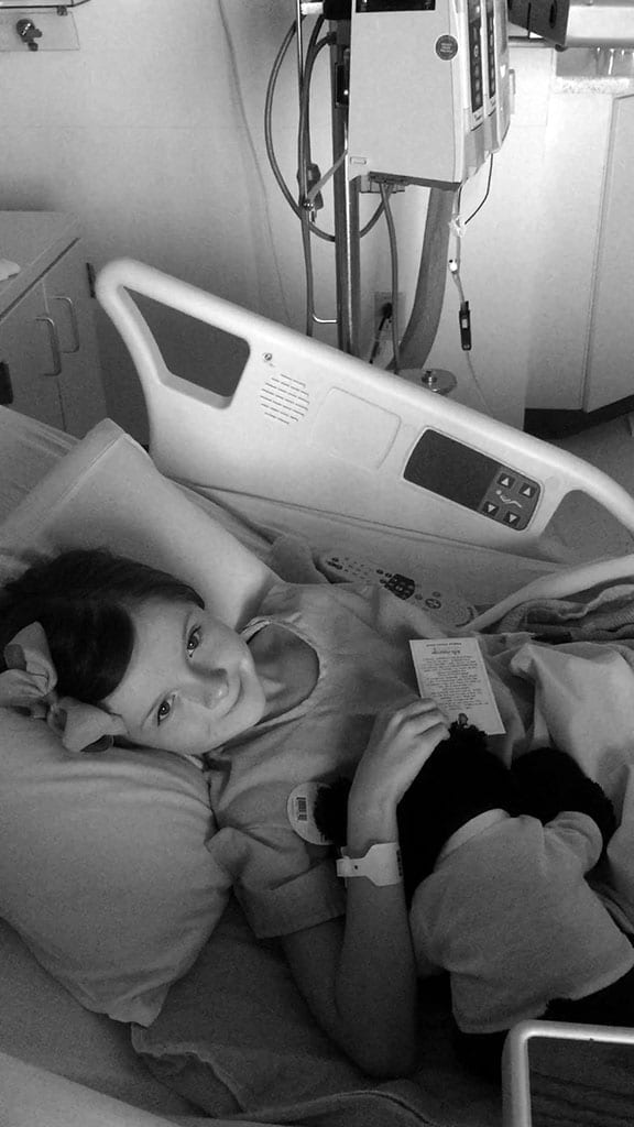 Ellie, diagnosed at age 8, in DKA Ellie, diagnosed at age 8, in DKA