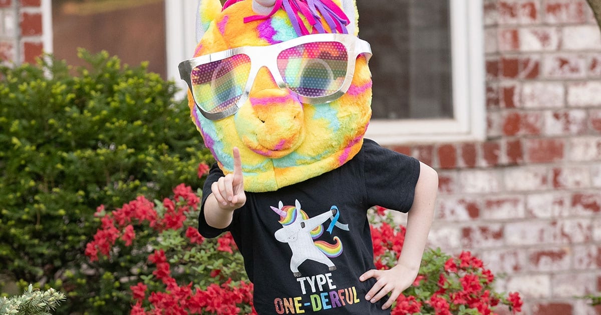 Ellie, age 11, living as a Type One-derful