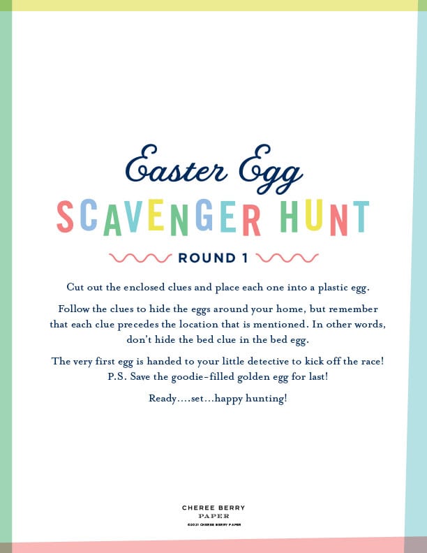 Egg Scavenger Hunt Round 1 Egg Scavenger Hunt Round 1