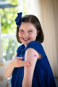 Ellie's infusion site