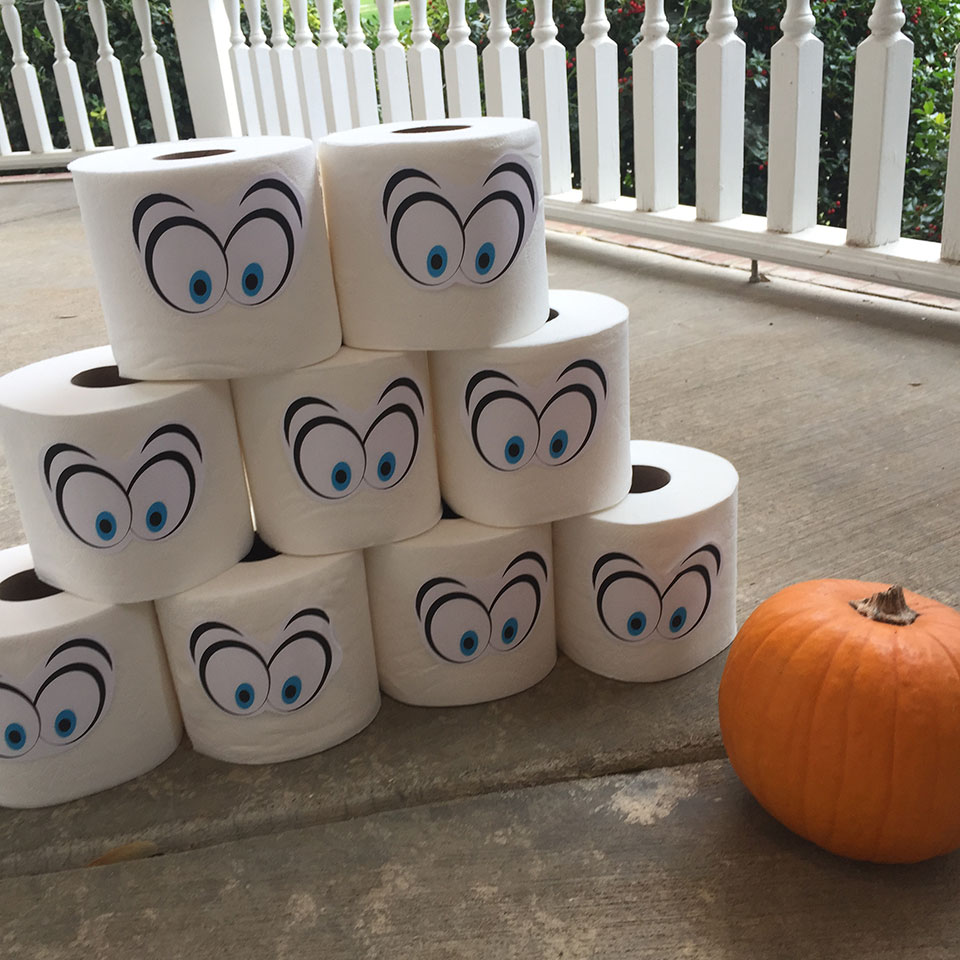 For family game night, try bowling with actual pumpkins. You can call this game "Monster Masher," "Rollin' Pumpkins," or "Strike or Treat."