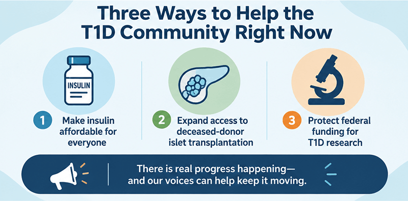 Three Ways to Help the T1D Community Right Now